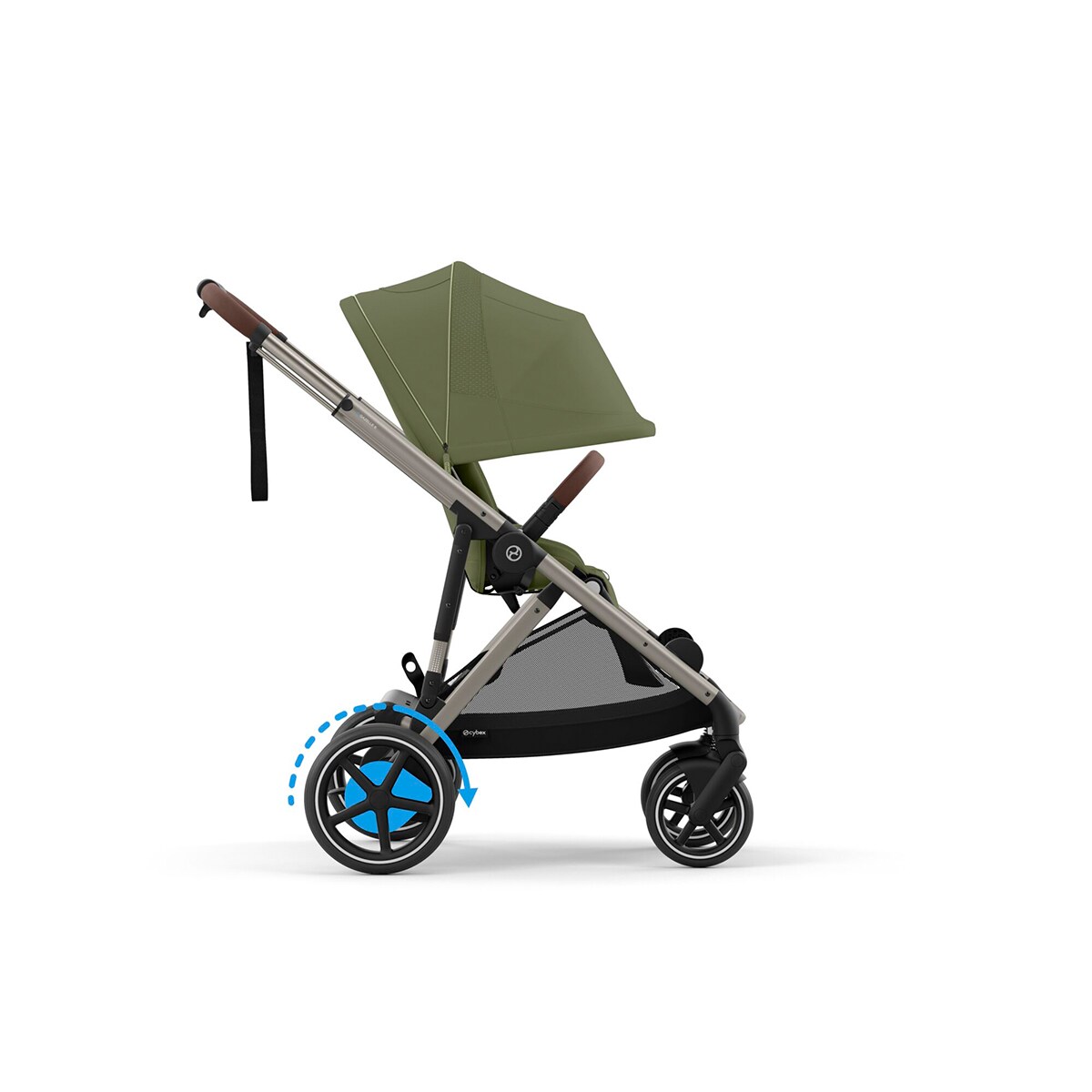 Carrinho de Passeio e-Gazelle S Verde-5