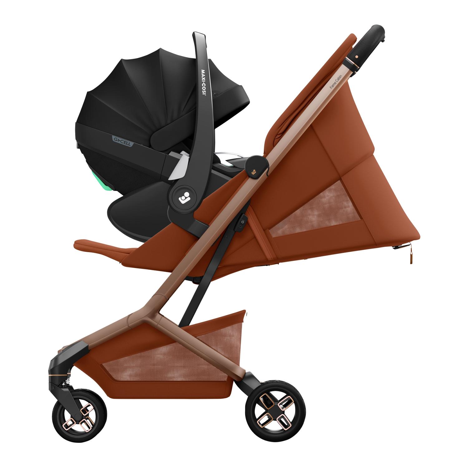Silla de paseo ultraligera Maxi-Cosi FAME CABIN, 0-4años, 0-22Kg - Teja Teja-11