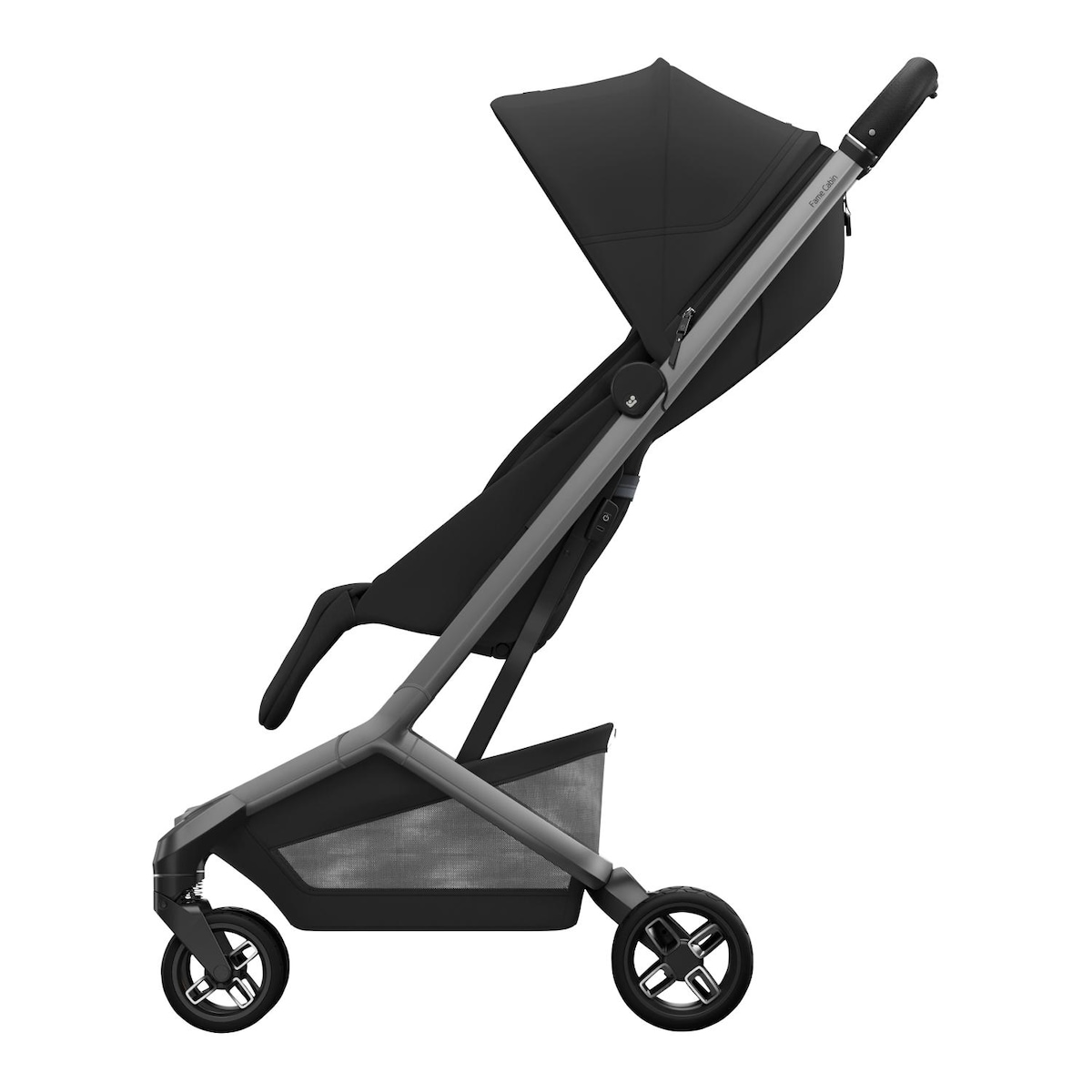 Carrinho de Passeio Ultraligeiro Fame Cabin, 0-4 Anos, 0-22 Kg Preto-8