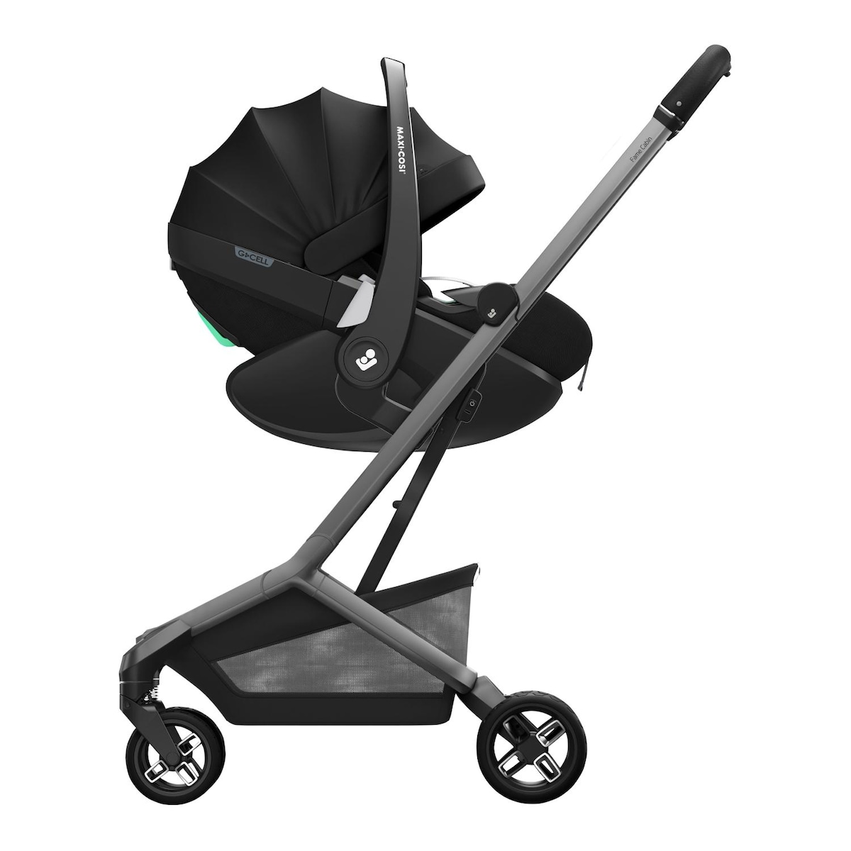 Carrinho de Passeio Ultraligeiro Fame Cabin, 0-4 Anos, 0-22 Kg Preto-10