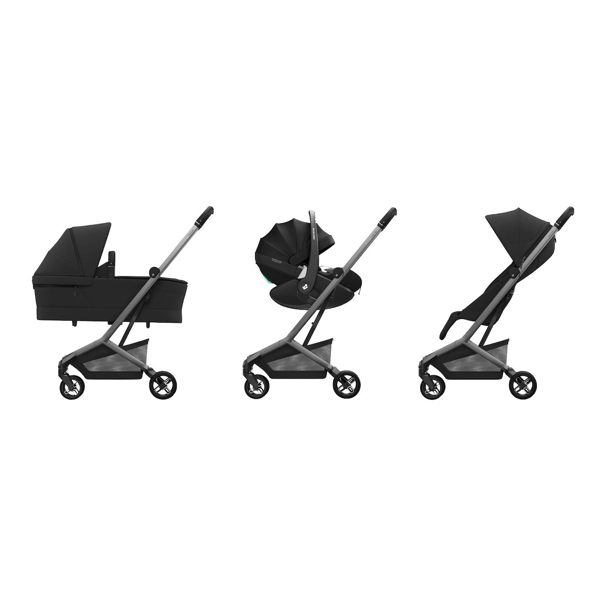 Carrinho de Passeio Ultraligeiro Fame Cabin, 0-4 Anos, 0-22 Kg Preto-14