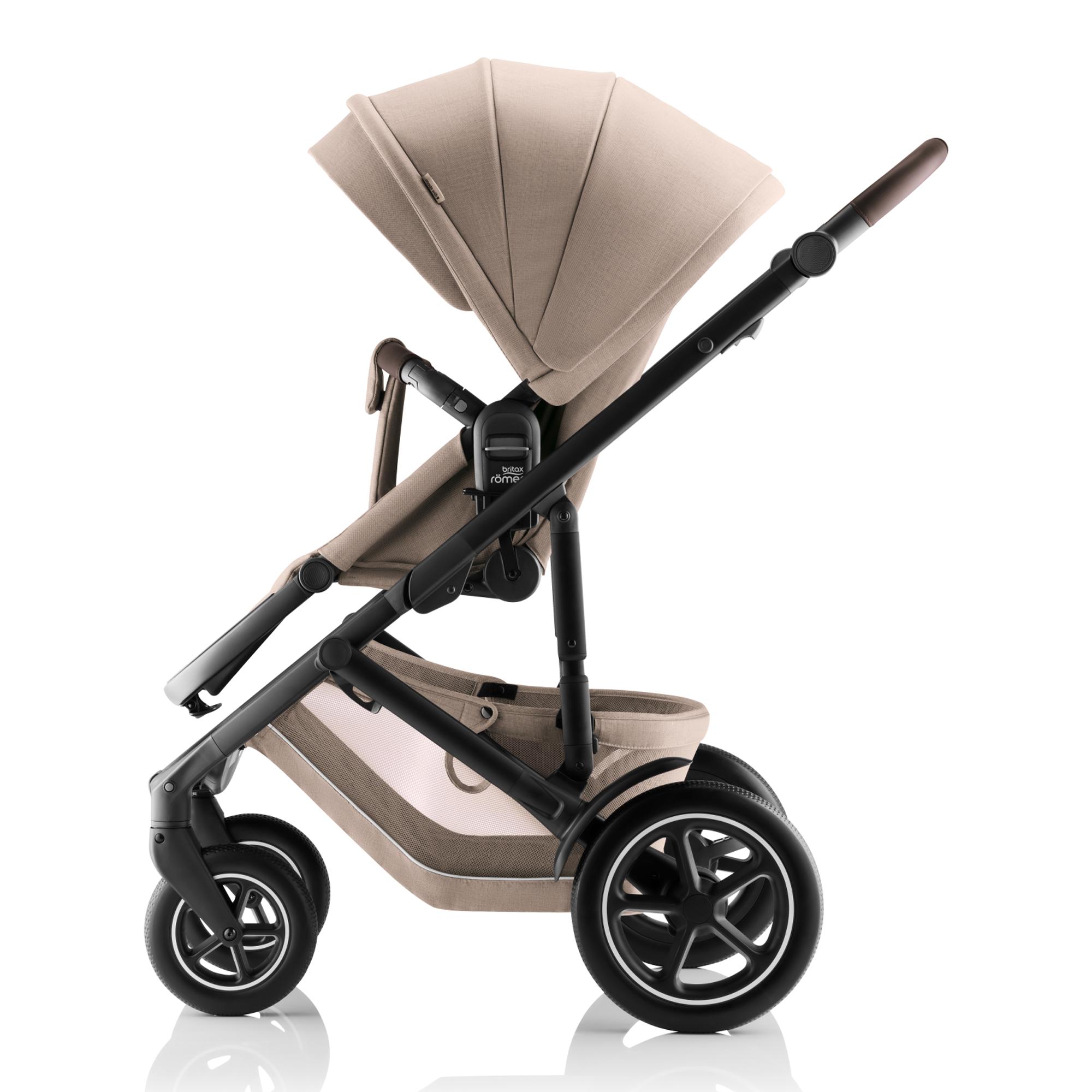 Carrinho de Passeio Reversível SMILE 5Z (Nascimento - 22 kg) Bege-2
