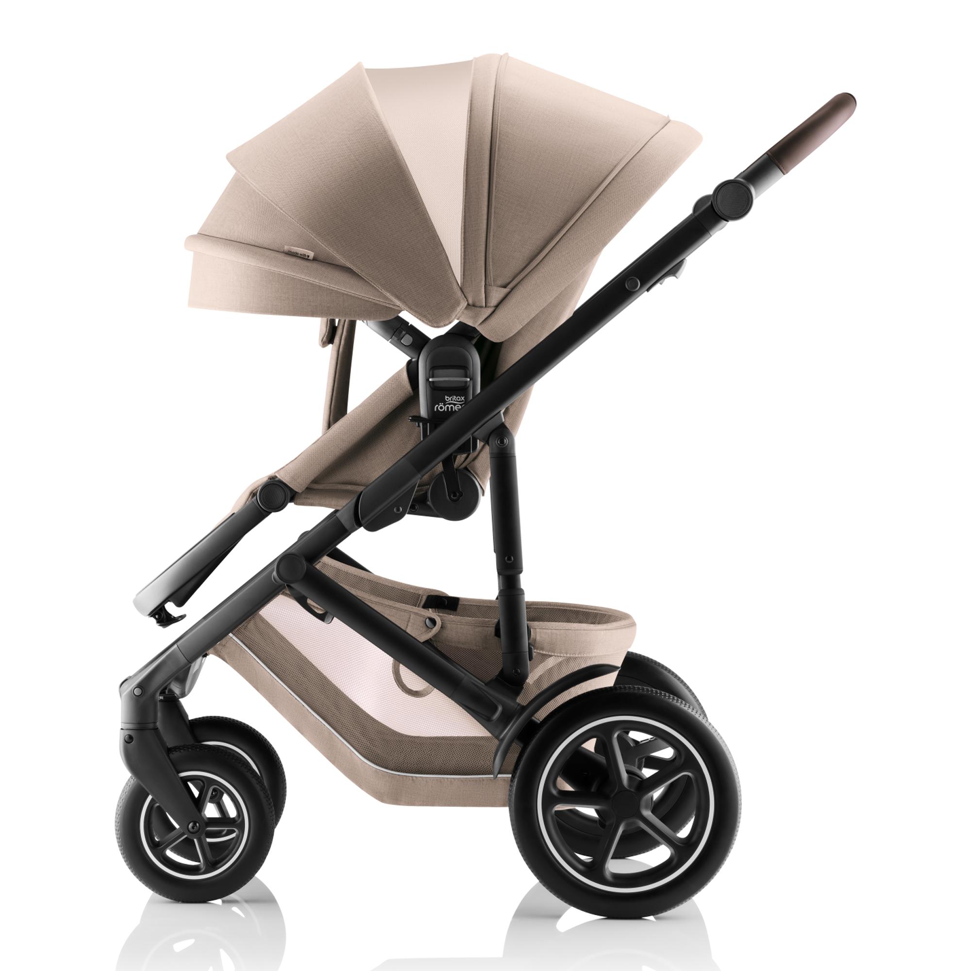 Carrinho de Passeio Reversível SMILE 5Z (Nascimento - 22 kg) Bege-3