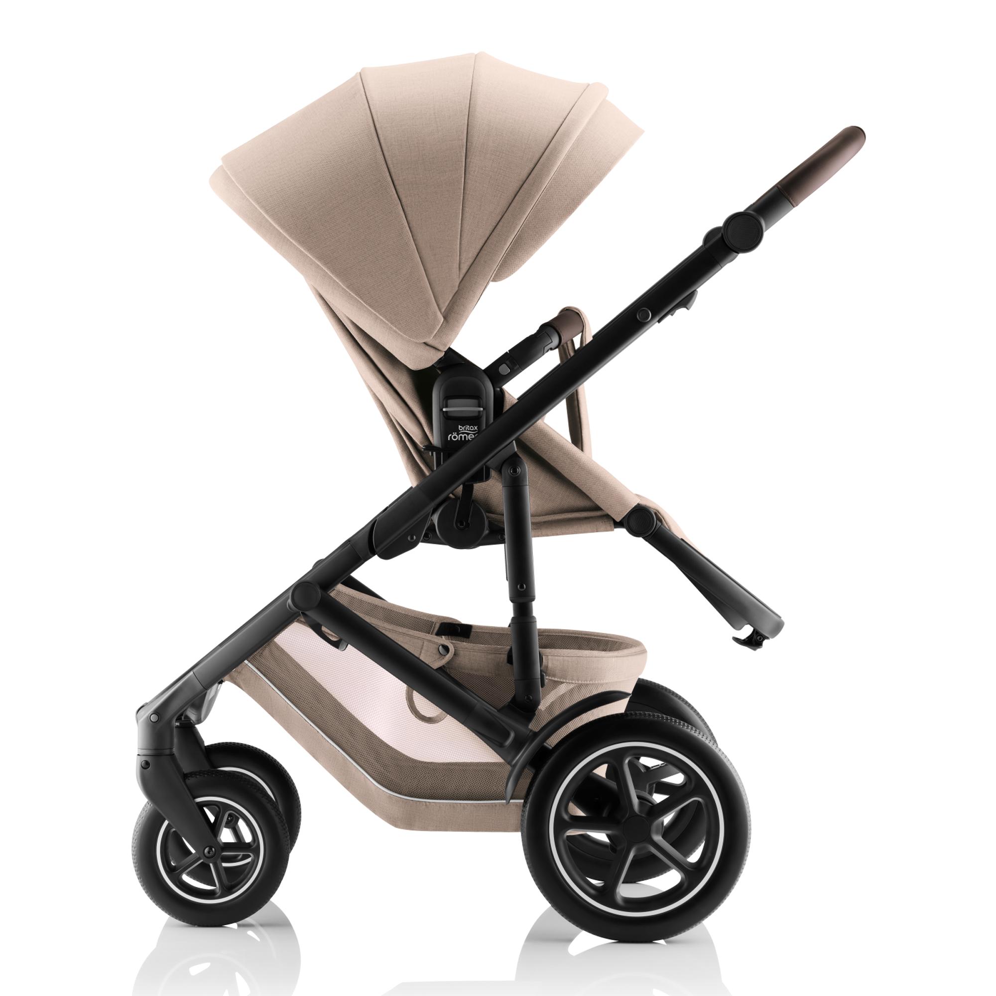 Carrinho de Passeio Reversível SMILE 5Z (Nascimento - 22 kg) Bege-4