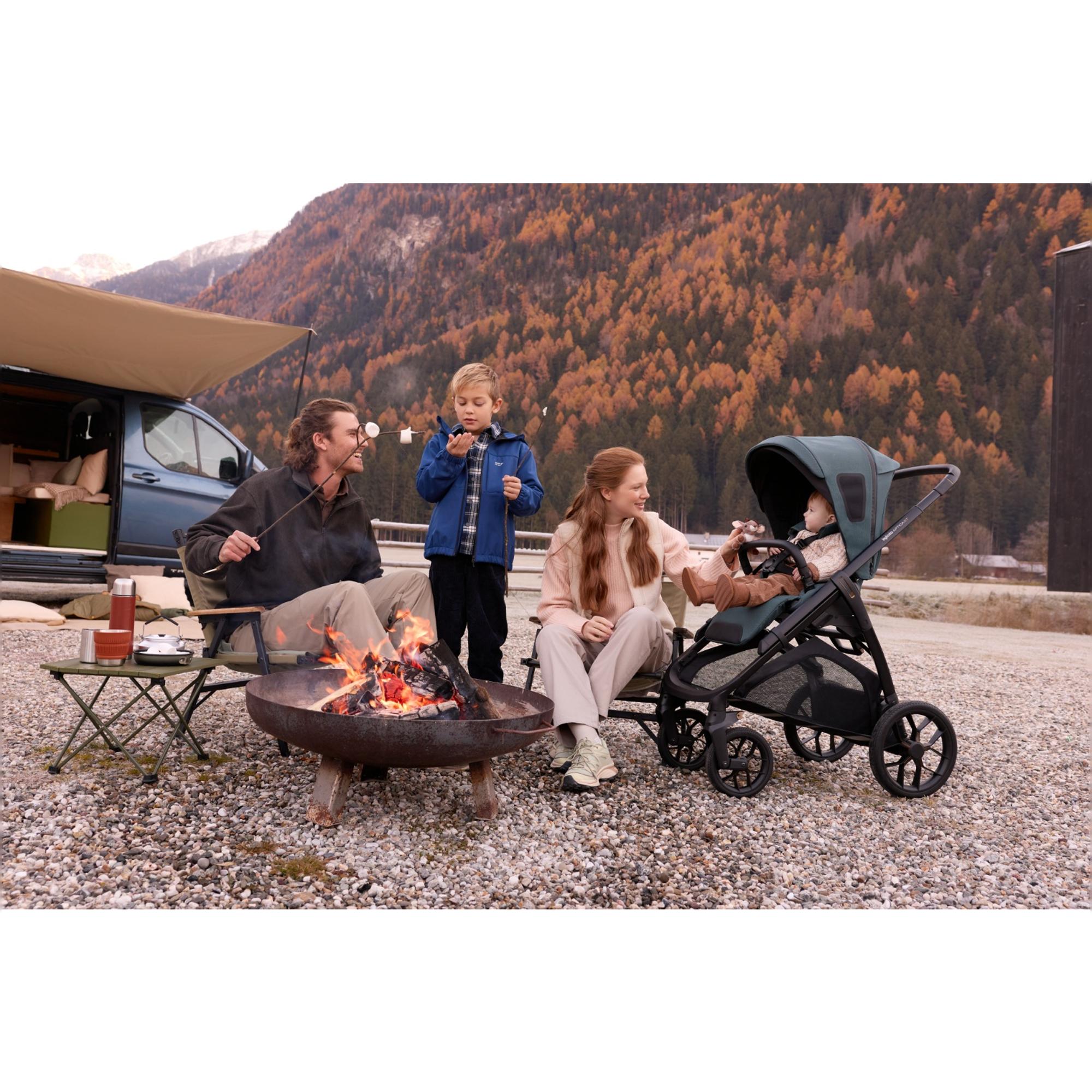 Carrinho de Passeio Inglesina Aptica XT reversivel Azul-8