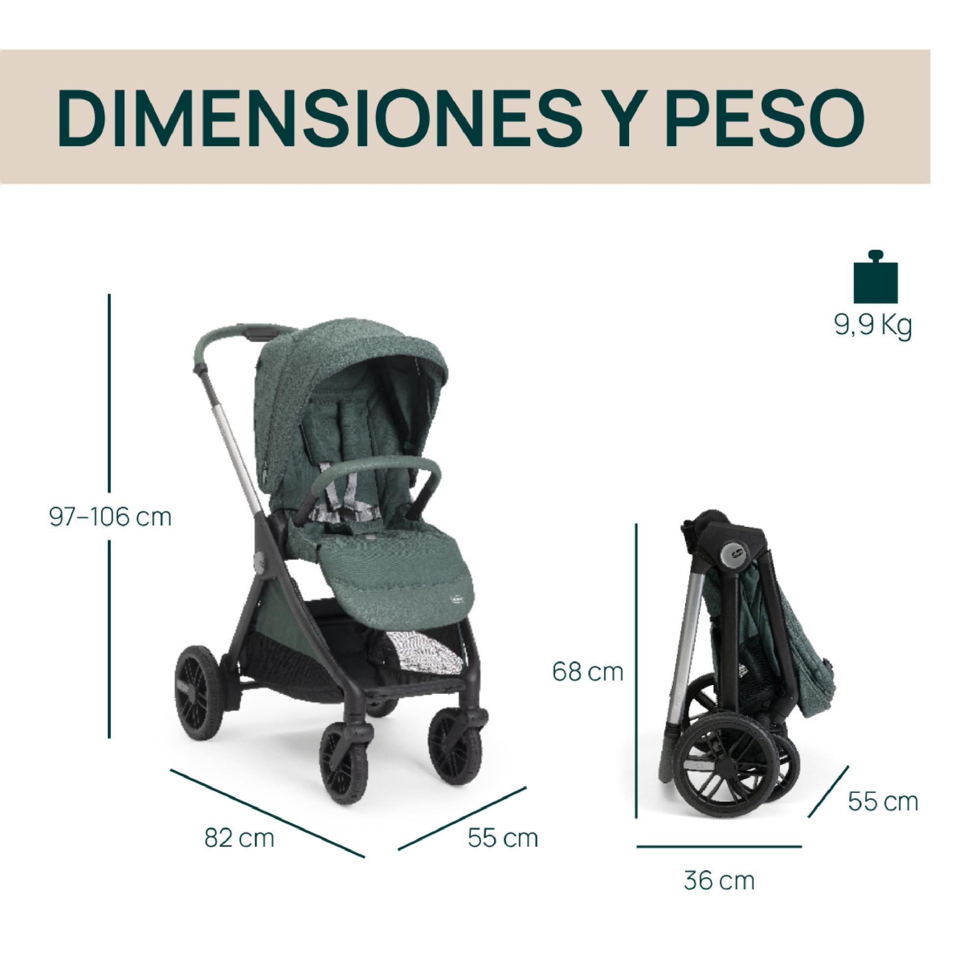 Silla de paseo Chicco Bellagio 2.0 - Verde Verde-3