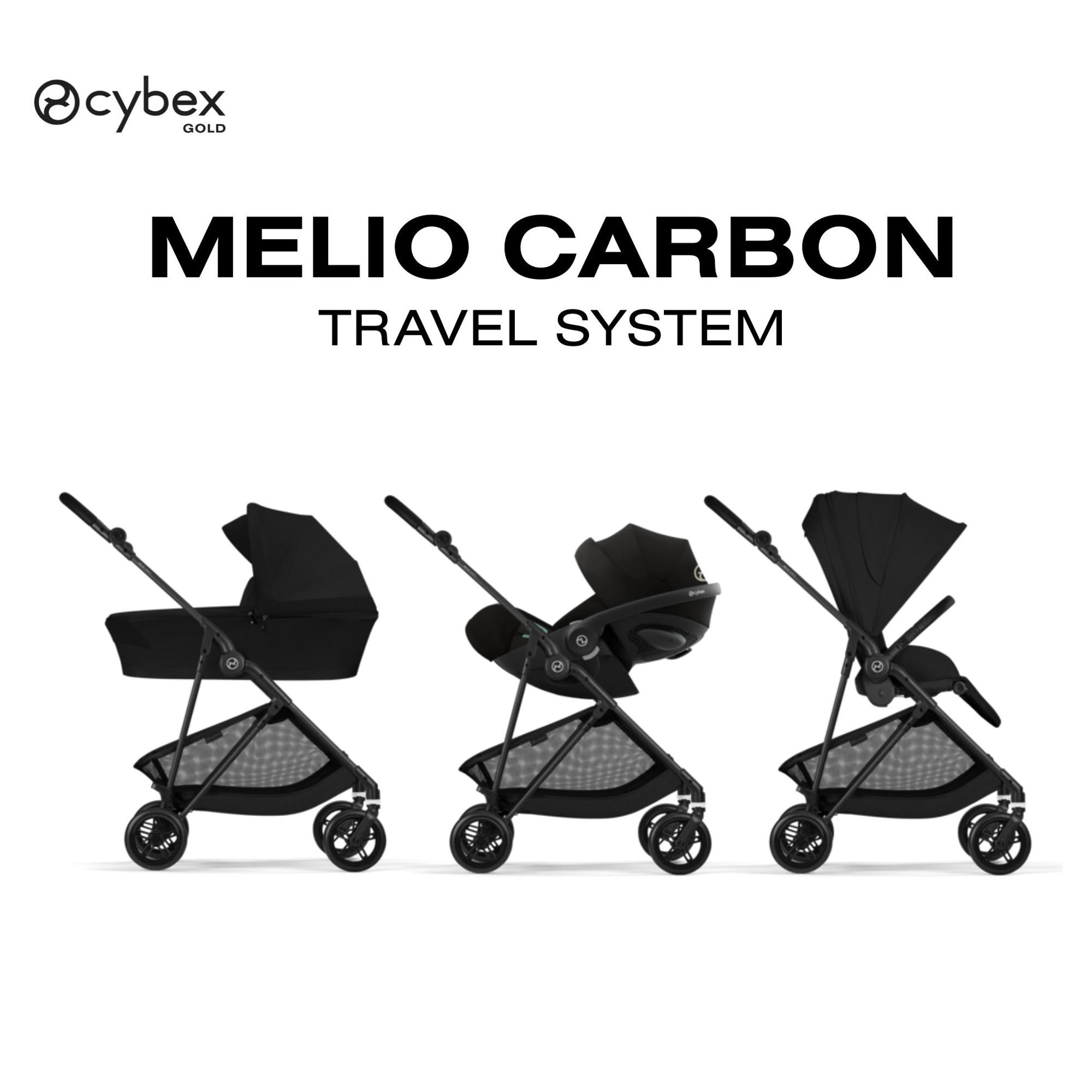 Silla de paseo CYBEX Melio Carbon - Negro Negro-7