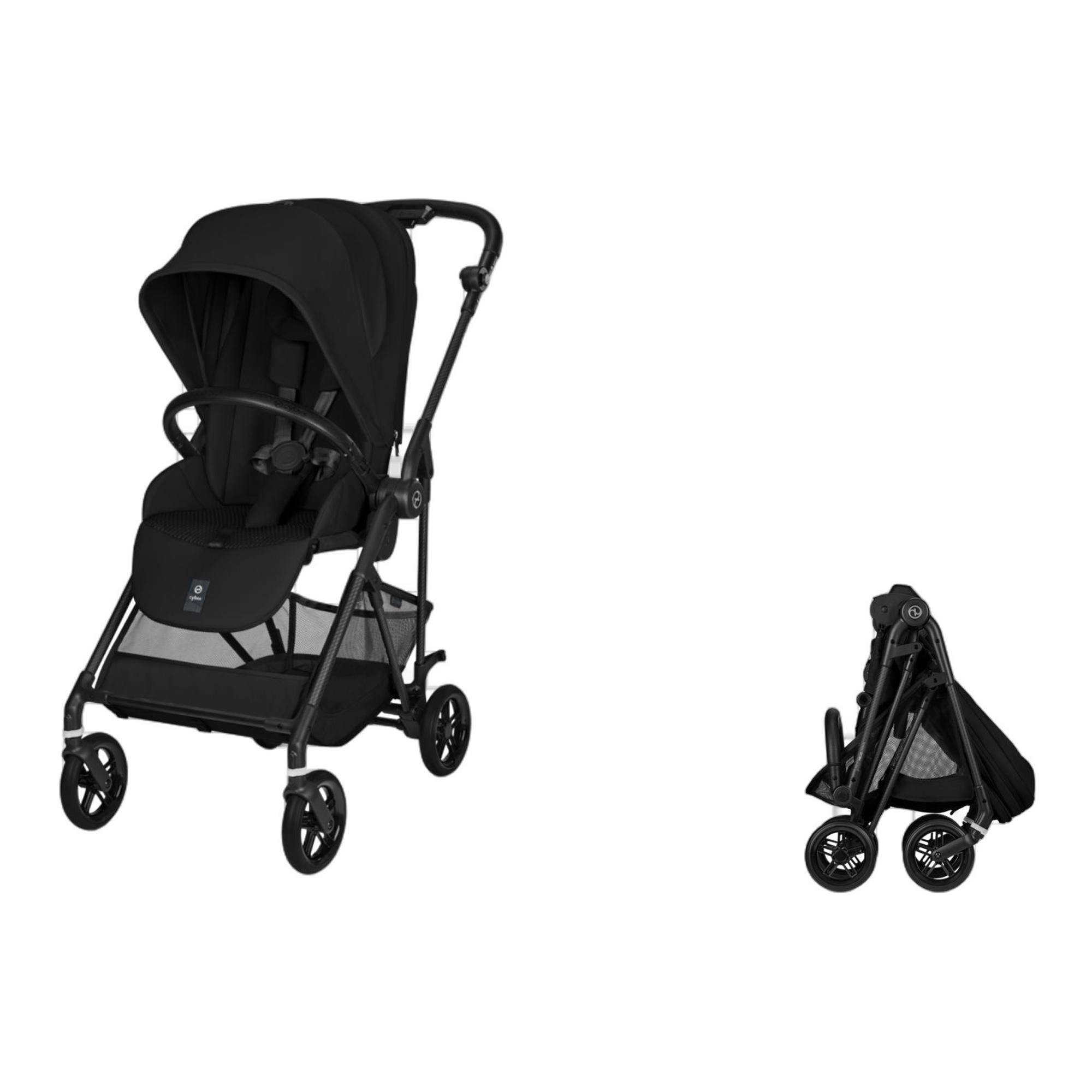 Silla de paseo CYBEX Melio Carbon - Negro Negro-9