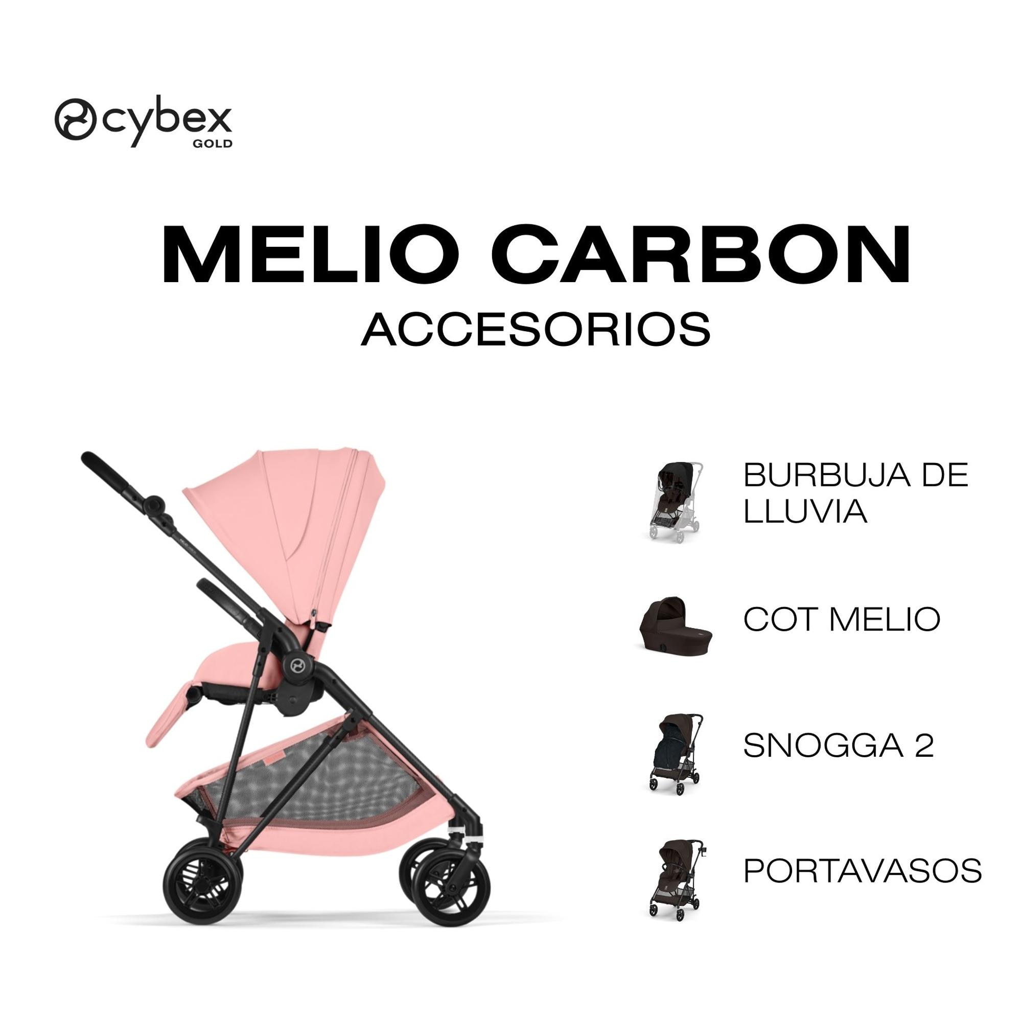Silla de paseo CYBEX Melio Carbon - Rosa chicle Rosa chicle-10
