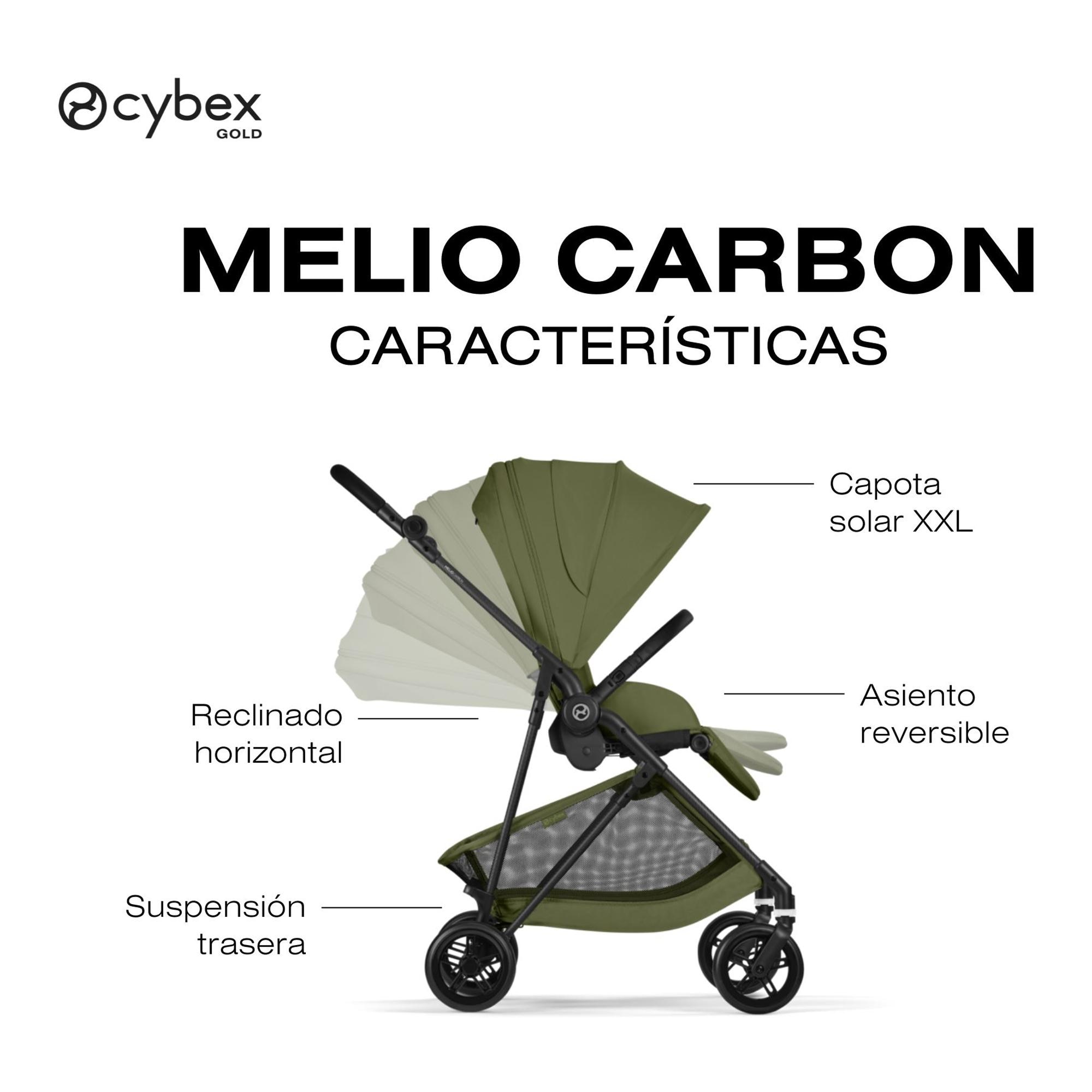 Imagen 6 de Silla de paseo CYBEX Melio Carbon - Kaki Kaki