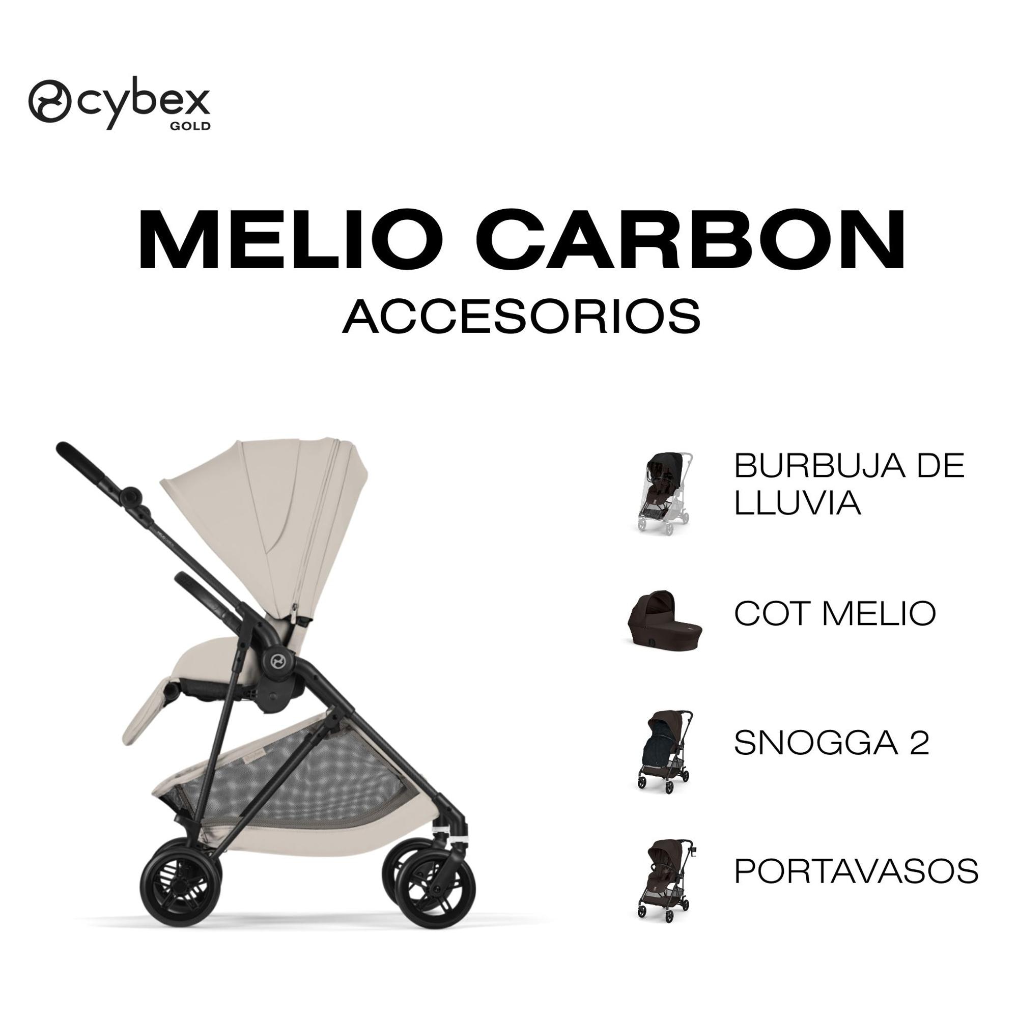 Carrinho de Passeio CYBEX Melio Carbon Pedra-10