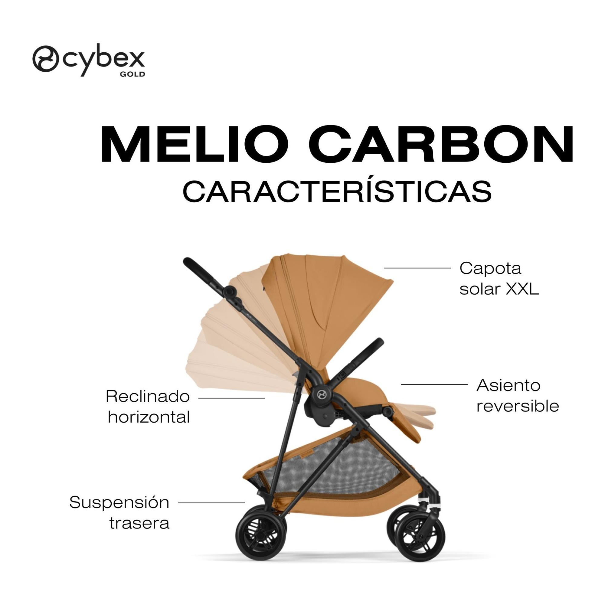 Imagen 6 de Silla de paseo CYBEX Melio Carbon - Mostaza Mostaza