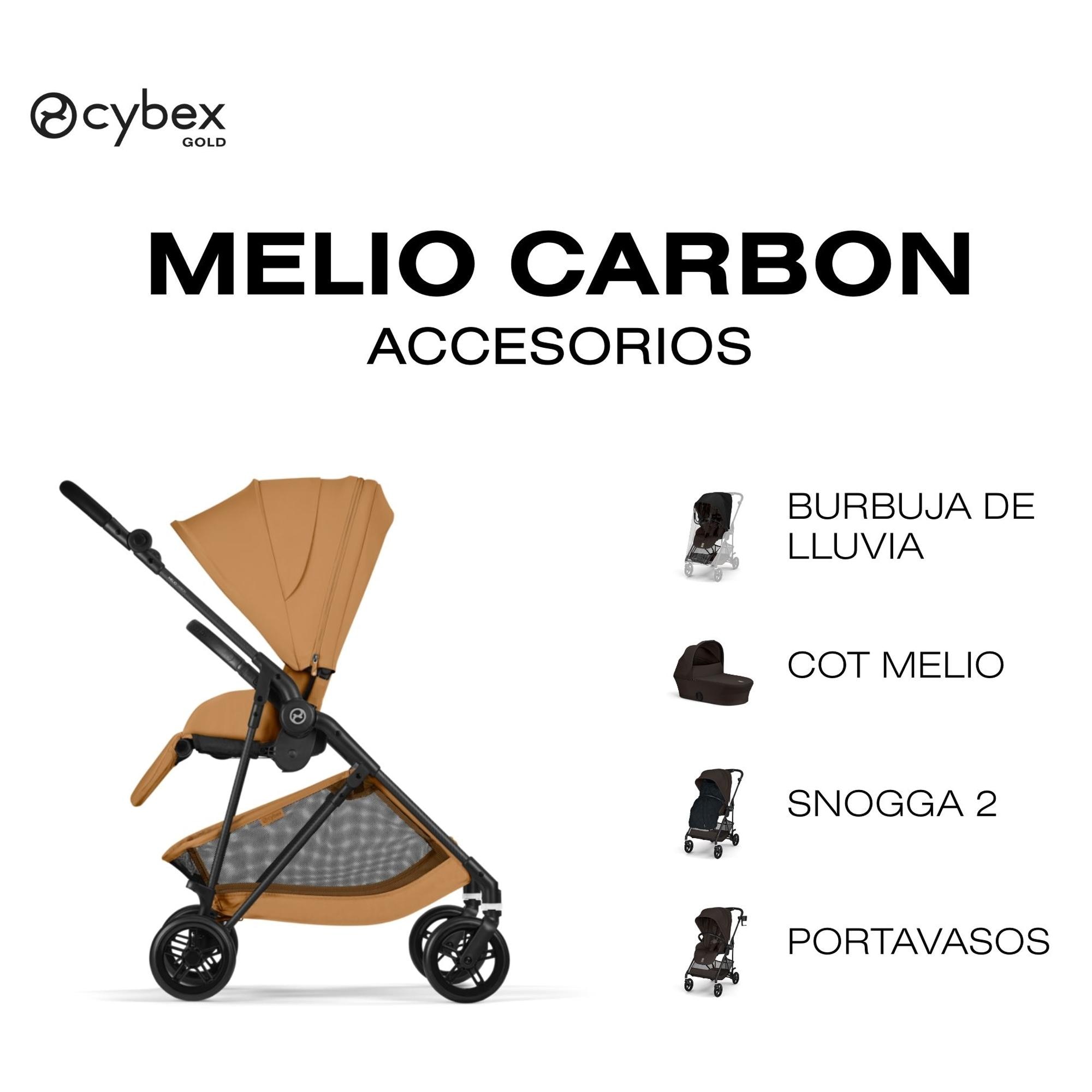 Imagen 10 de Silla de paseo CYBEX Melio Carbon - Mostaza Mostaza