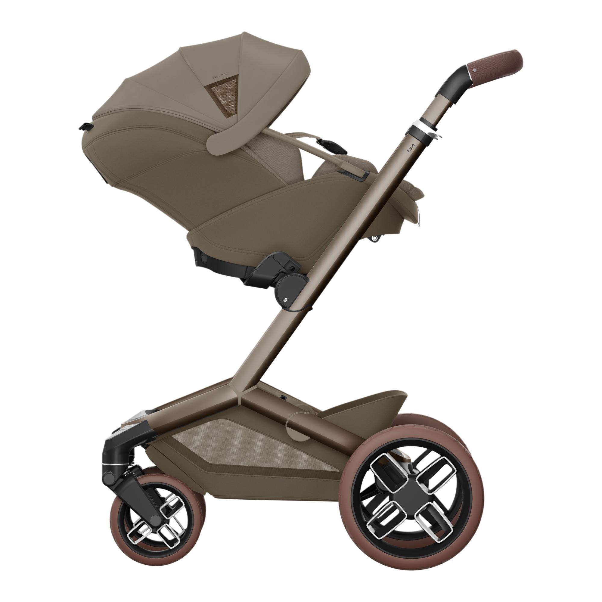 Silla de paseo Maxi-Cosi Fame , 0-22Kg, 0-4años - Marrón Marrón-5