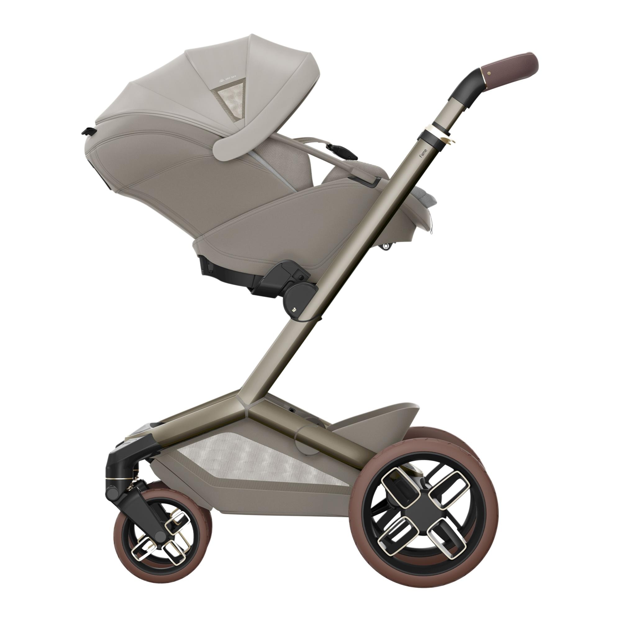 Silla de paseo Maxi-Cosi Fame , 0-22Kg, 0-4años - Piedra Piedra-5
