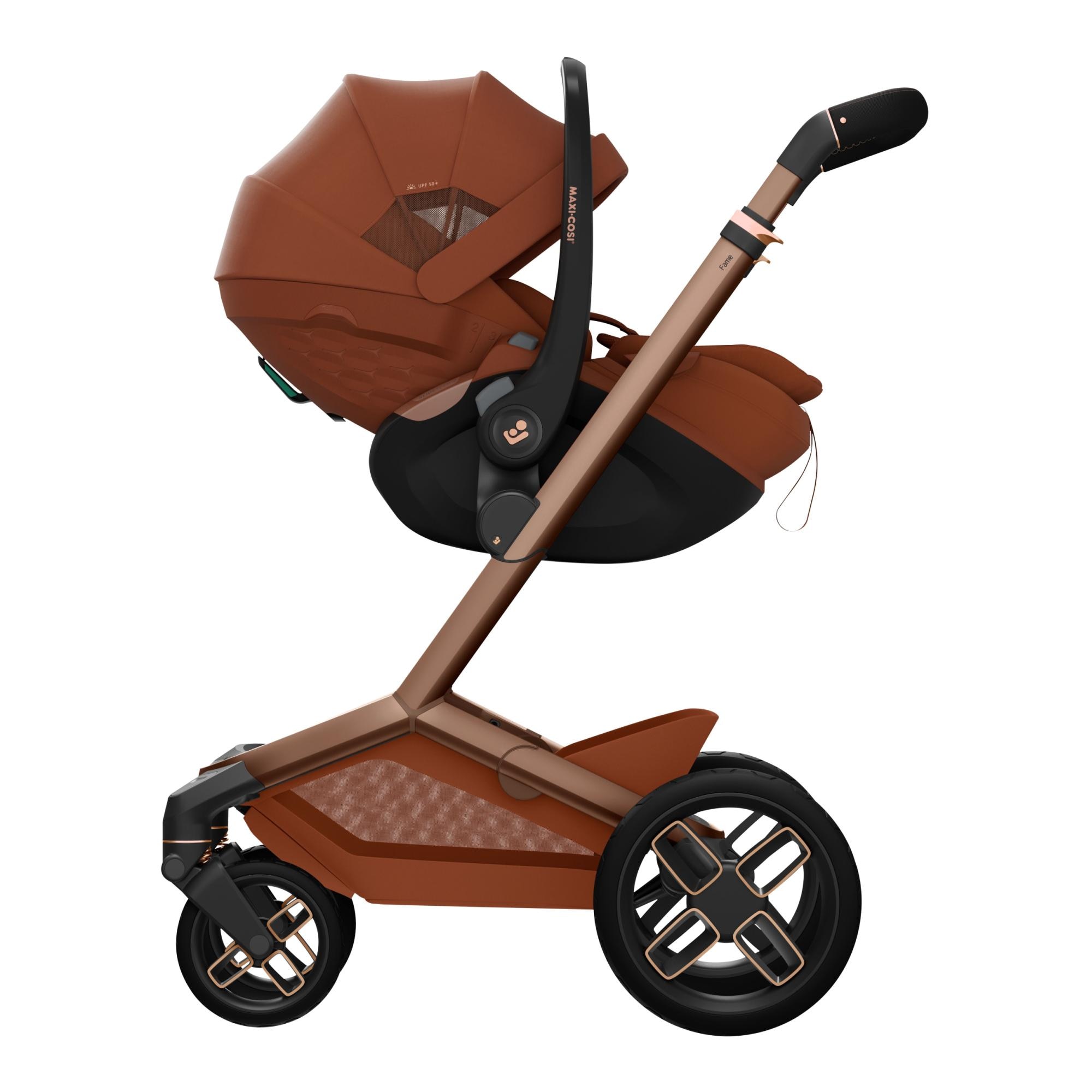 Silla de paseo Maxi-Cosi Fame , 0-22Kg, 0-4años - Teja Teja-6