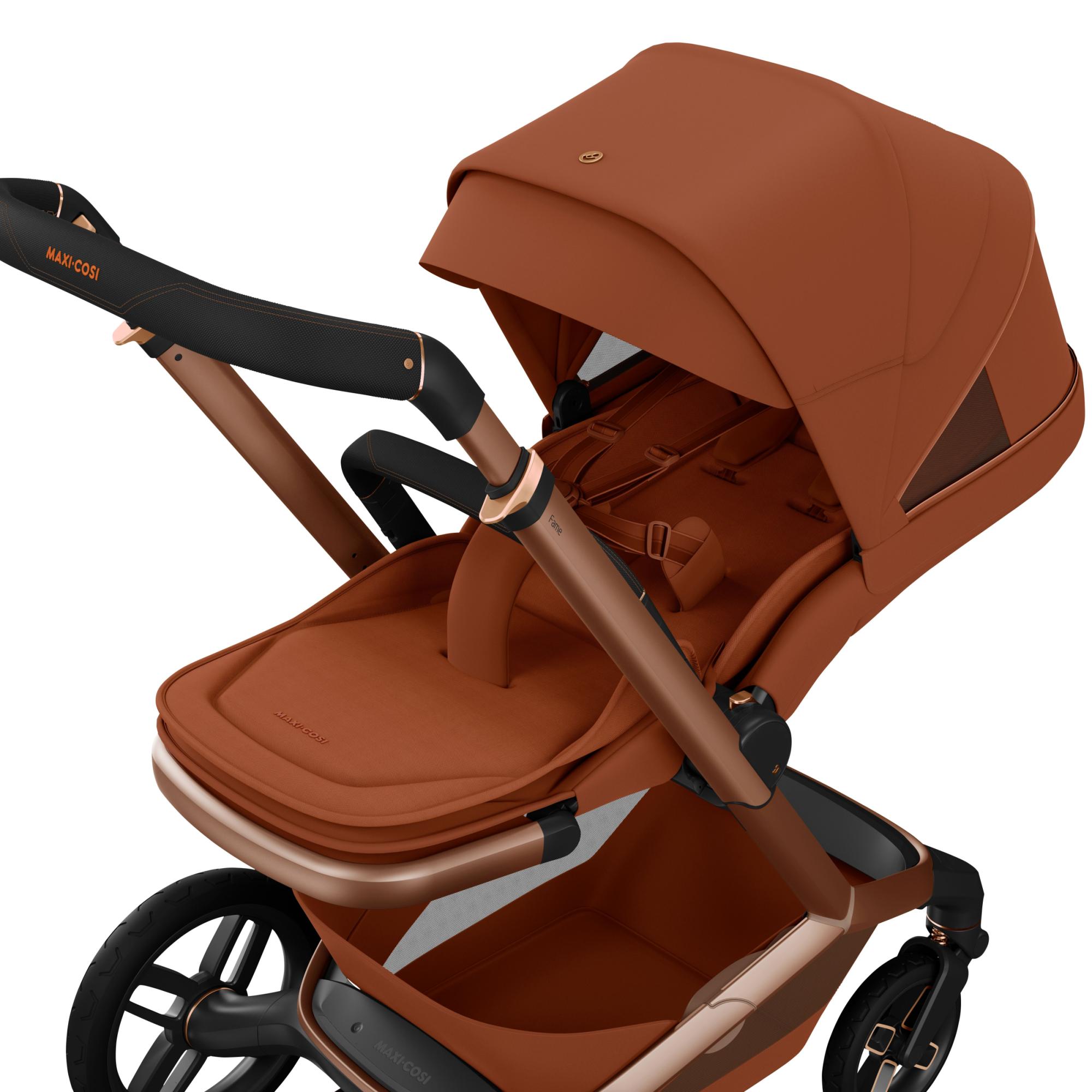 Silla de paseo Maxi-Cosi Fame , 0-22Kg, 0-4años - Teja Teja-8