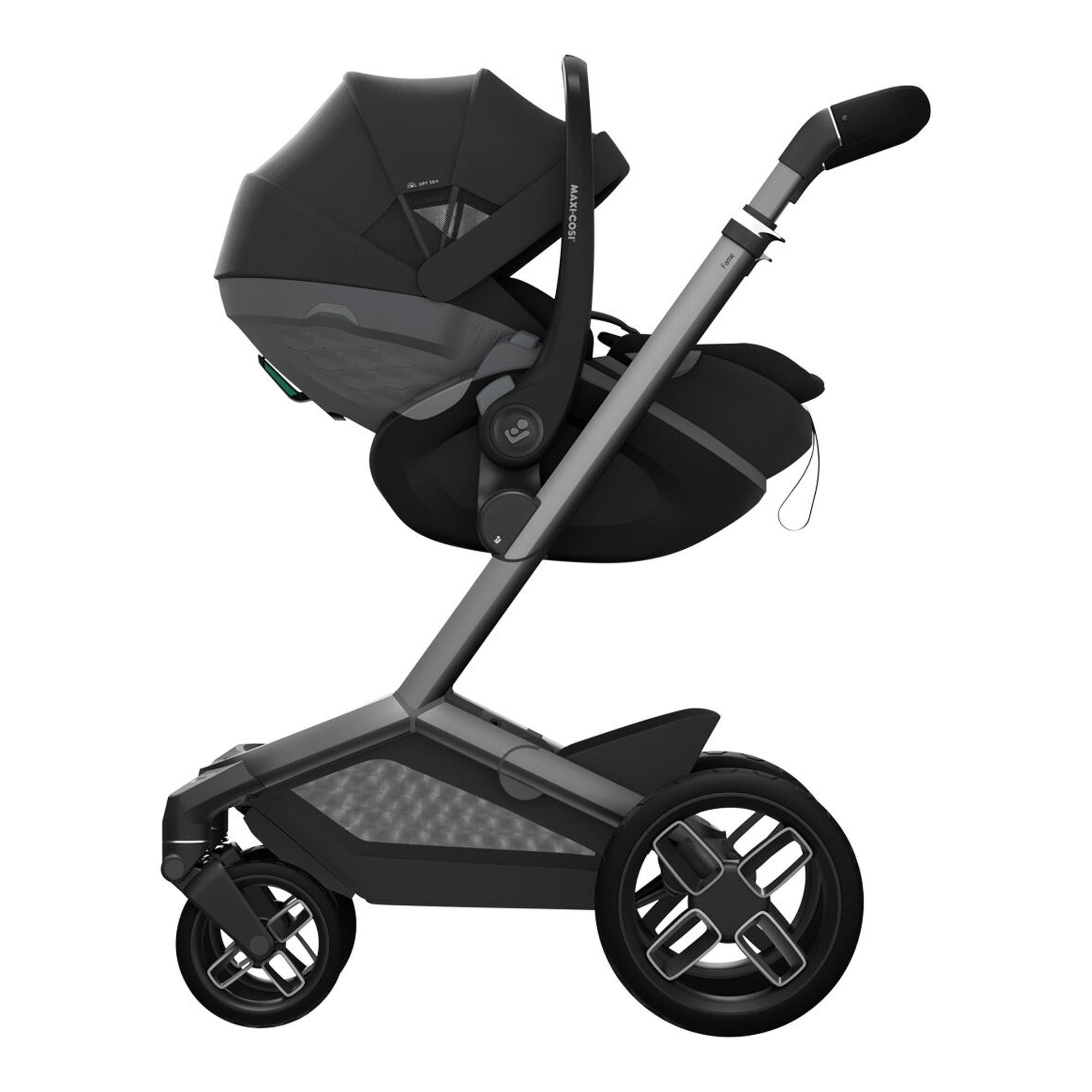 Silla de paseo Maxi-Cosi Fame , 0-22Kg, 0-4años - Negro Negro-6