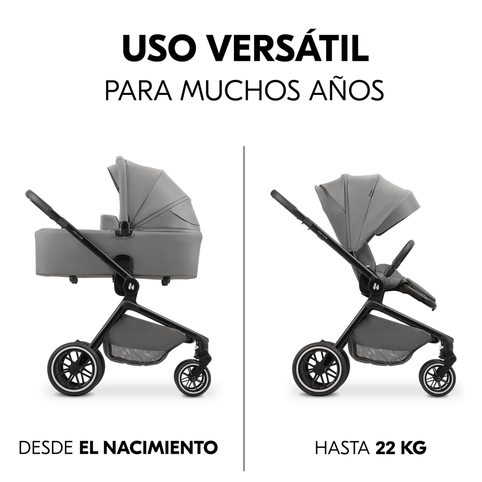 Conjunto de Carrinho de Passeio Move N Care Cinzento-escuro-4