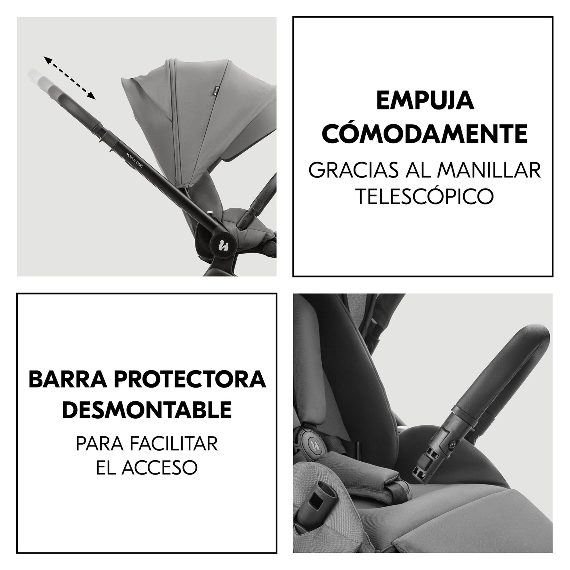 Conjunto de Carrinho de Passeio Move N Care Cinzento-escuro-7