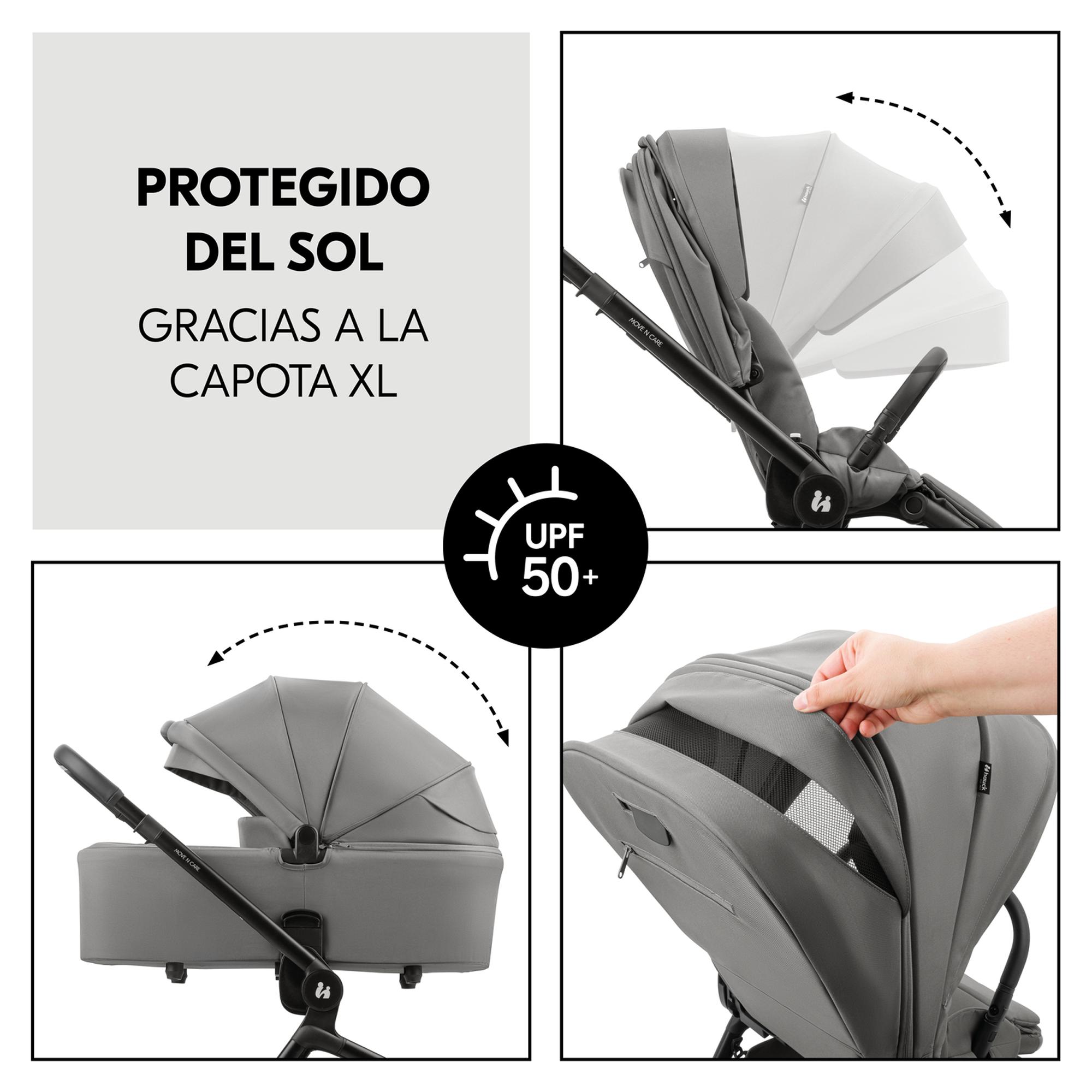 Conjunto de Carrinho de Passeio Move N Care Cinzento-escuro-9