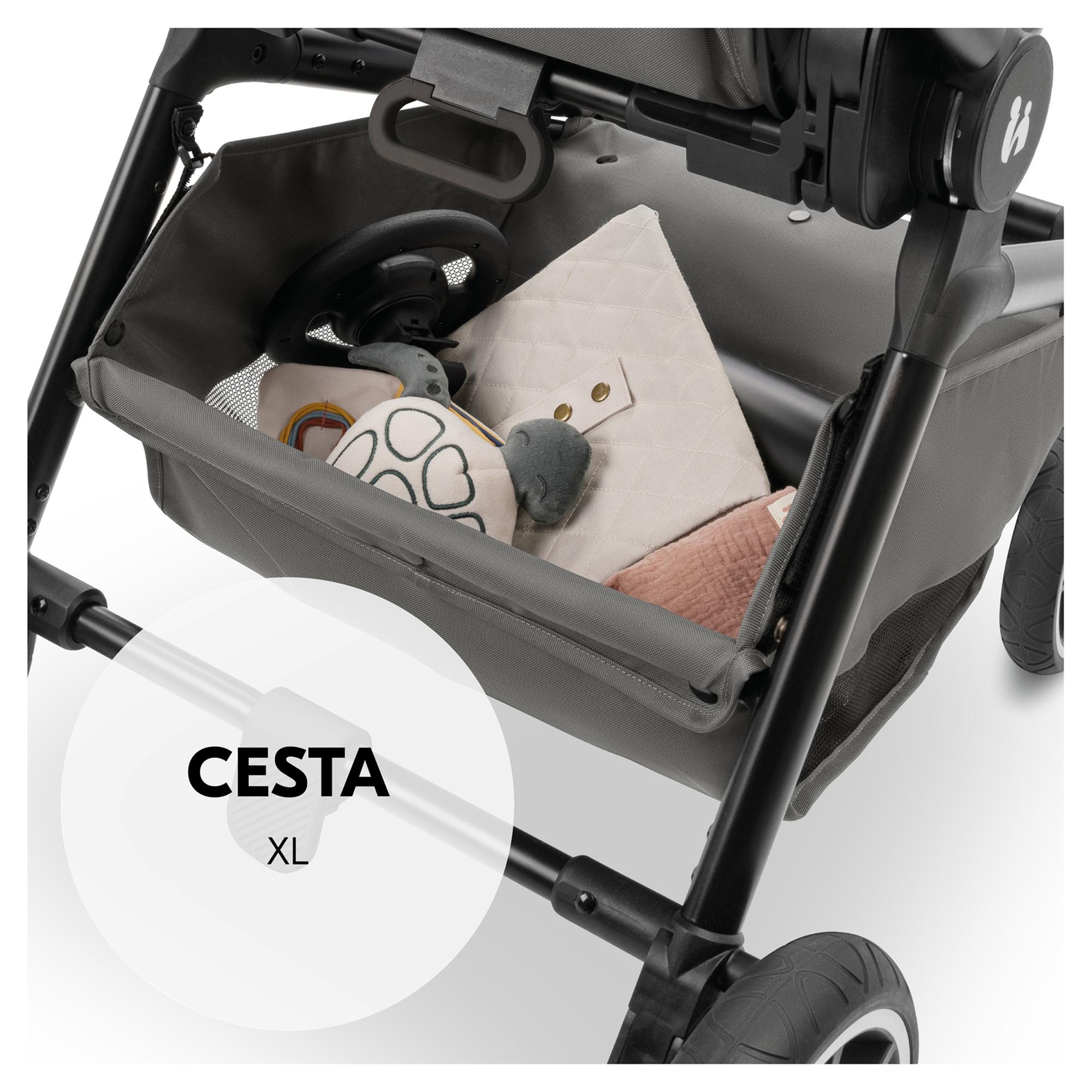 Conjunto de Carrinho de Passeio Move N Care Cinzento-escuro-11
