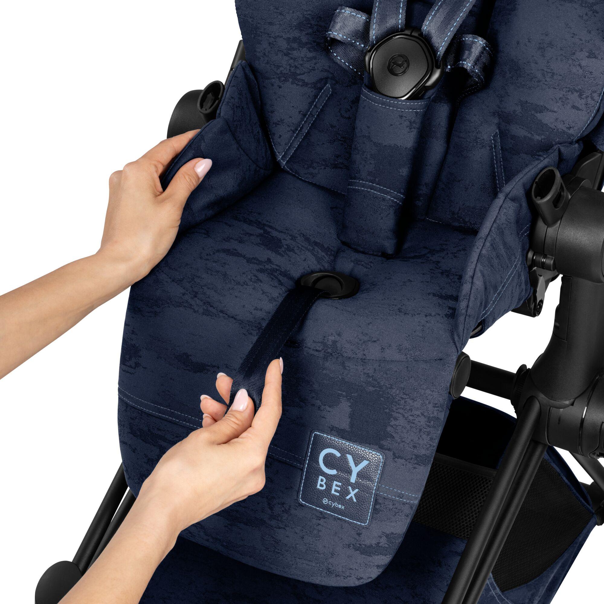 Carrinho de Passeio CYBEX PRIAM Rebellious Luxury Denim-5