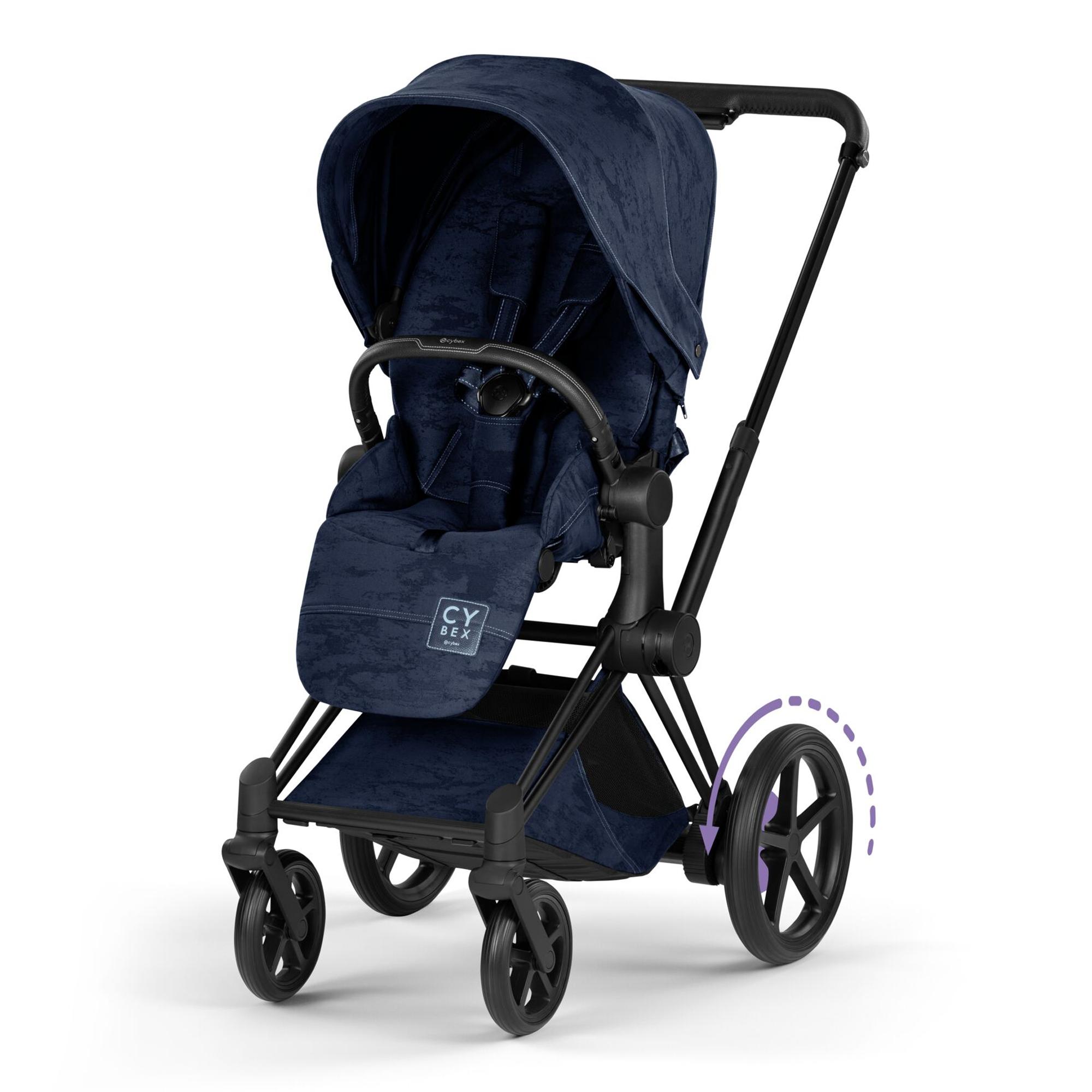 Imagem 0 de Carrinho de Passeio CYBEX e-PRIAM Rebellious Luxury