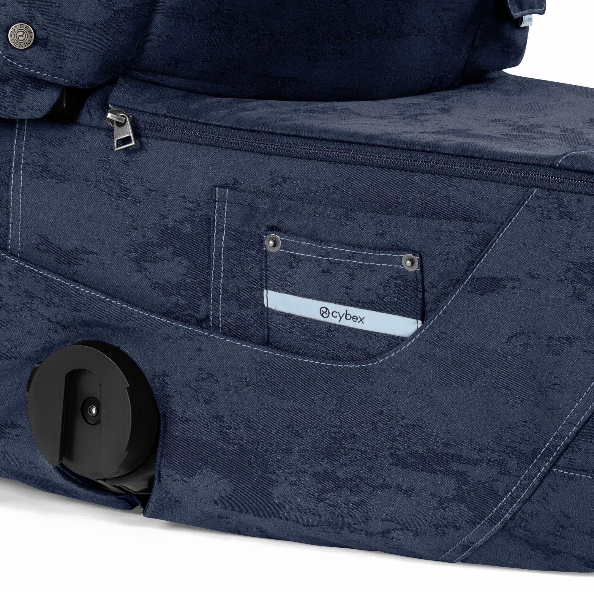 Carrinho de Passeio Rebellious Luxury Denim-6