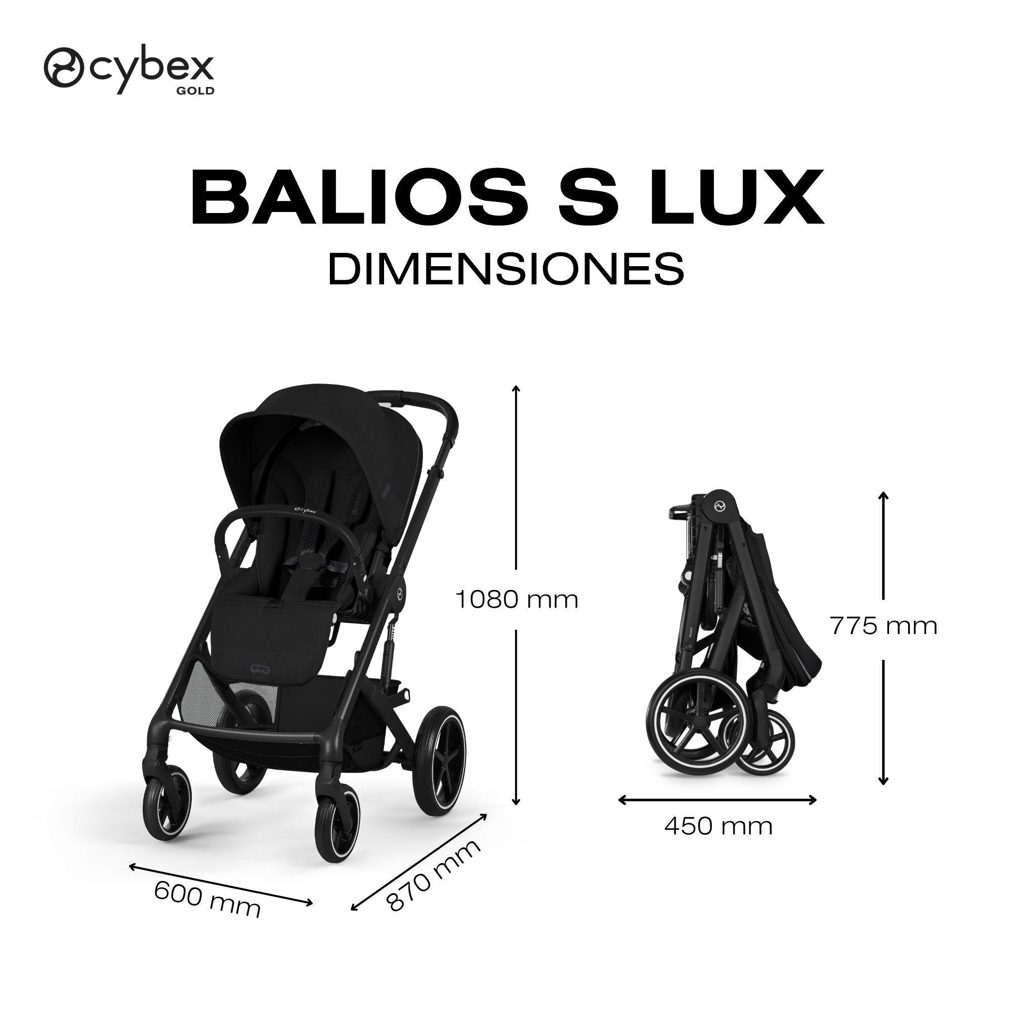Carrinho de Passeio Balios S Lux Preto-8