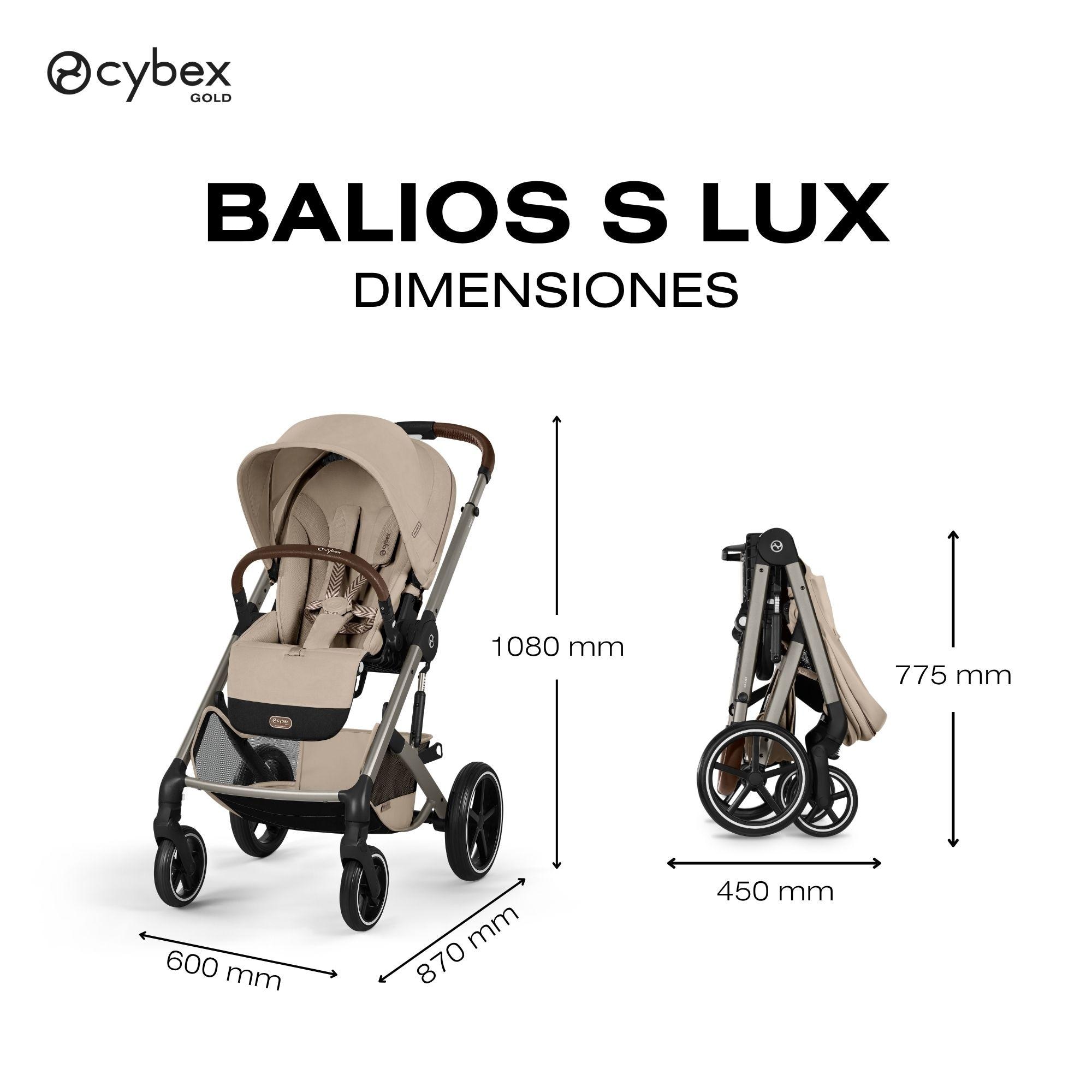 Carrinho de Passeio Balios S Lux Bege-8