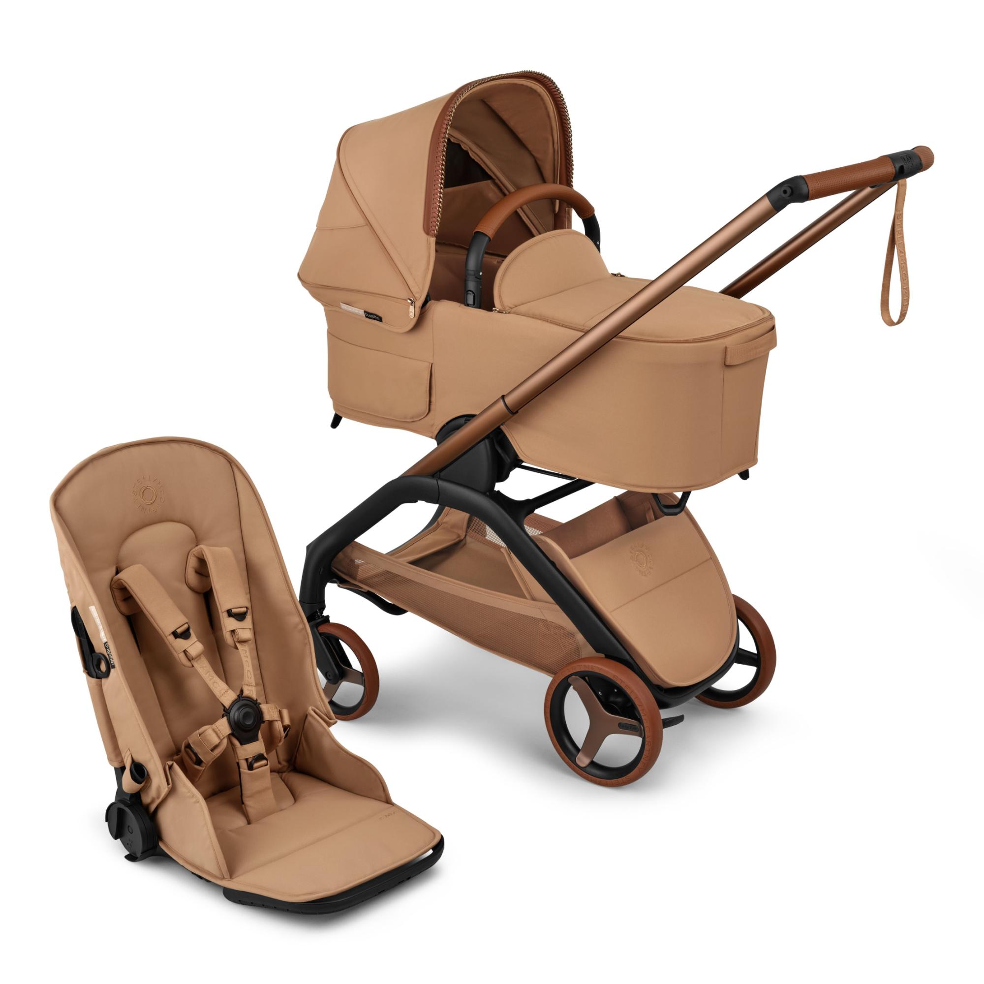 Imagem 0 de Carrinho compacto 2 em 1 X Stella McCartney Dragonfly Plus - Tobacco Brown