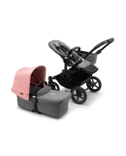 Carrinho de Passeio Donkey 5 Mono Mix Match com Capota - Preto/Cinzento/Rosa Amanhecer 2