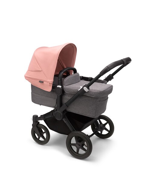 Carrinho de Passeio Donkey 5 Mono Mix Match com Capota - Preto/Cinzento/Rosa Amanhecer 3