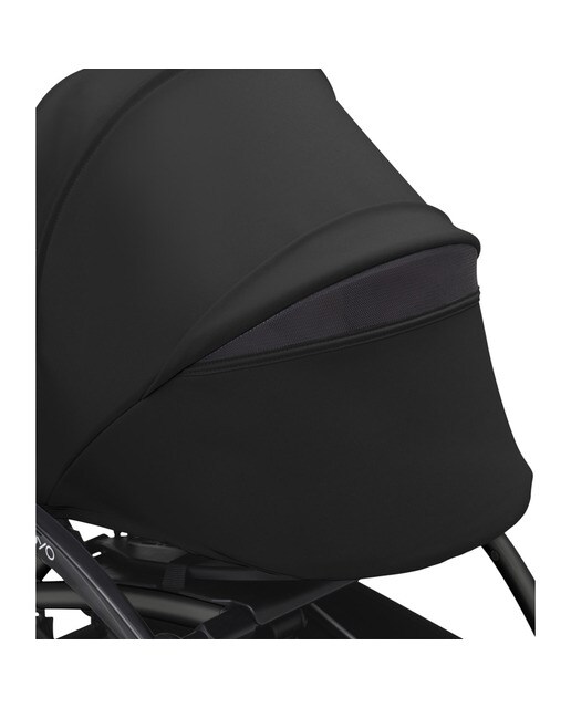 Carrinho de passeio Stokke® YOYO³ com chassis preto e pack recém-nascido preto 0+ Preto 5