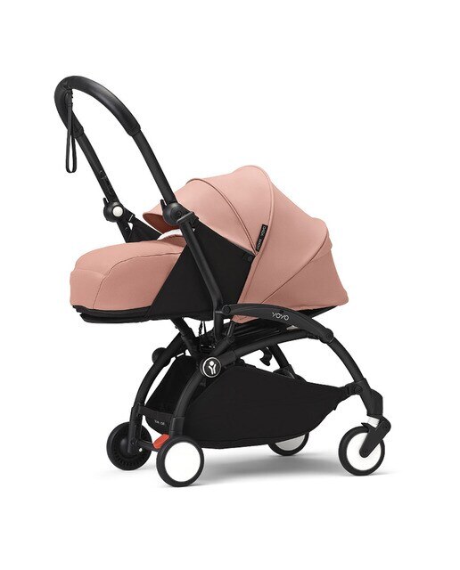 Carro de bebé Stokke® YOYO³ con Chasis Negro y Pack recién nacido 0+ Ginger 1
