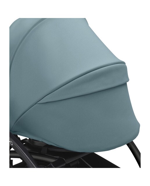 Carrinho de passeio Stokke® YOYO³ com chassis preto e pack recém-nascidos 0+ Aqua 5