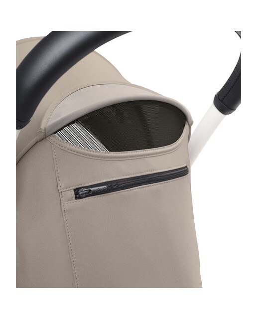 Carrinho de passeio Stokke® YOYO³ com chassis branco e pack de 6+ cores Taupe 3