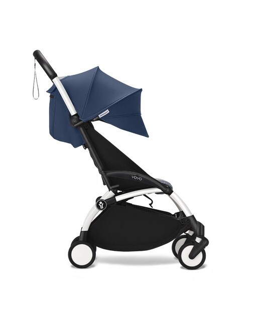 Carrinho de passeio Stokke® YOYO³ com chassis branco e pack de 6+ cores Air France Blue 2