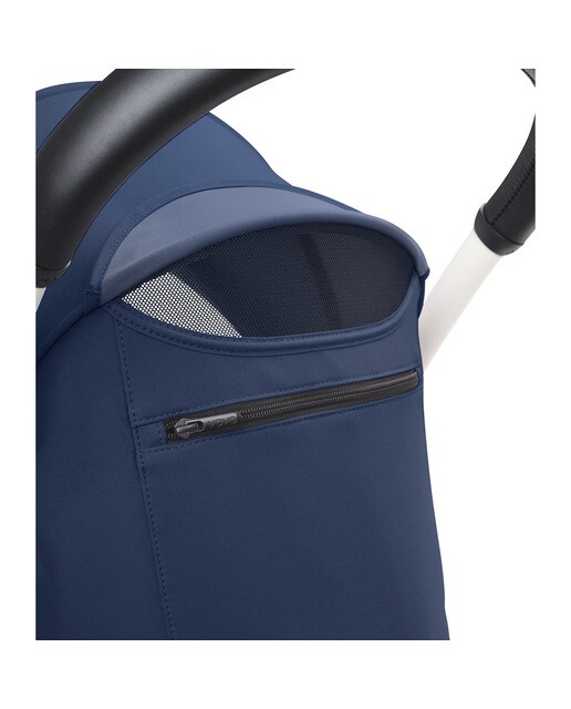 Carrinho de passeio Stokke® YOYO³ com chassis branco e pack de 6+ cores Air France Blue 4