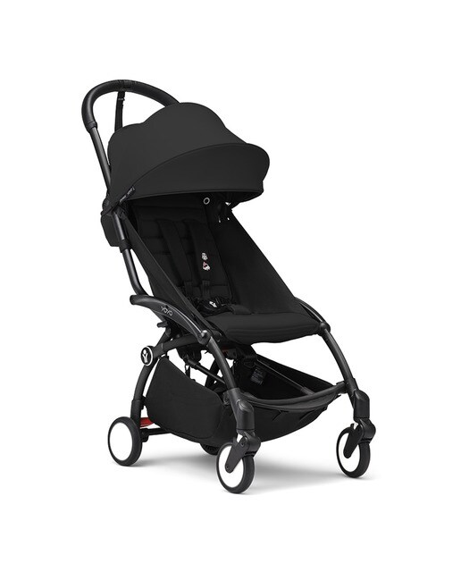Imagem 0 de Carrinho de Passeio Stokke® YOYO³ com Chassis Preto e Oack de 6+ Color Preto