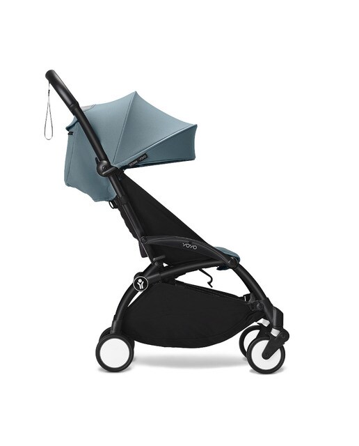 Carrinho de passeioStokke® YOYO³ com chassis preto e pack de 6+ cores Aqua 2