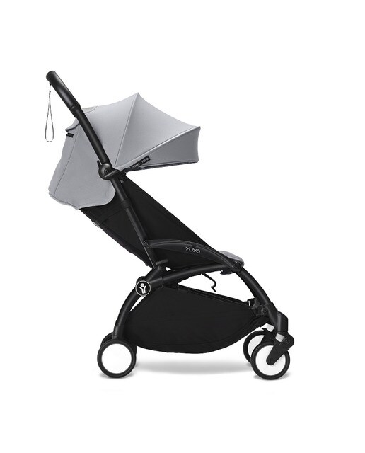 Carrinho de passeio Stokke® YOYO³ com chassis preto e pack de 6+ cores Stone 3