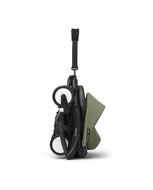 Carrinho de passeio Stokke® YOYO³ com chassis preto e pack de 6+ cores Verde azeitona 5