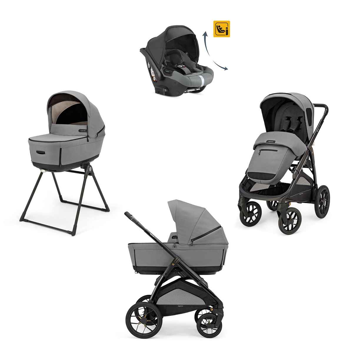 Carro de bebé Inglesina System Quattro Aptica XT Darwin 1