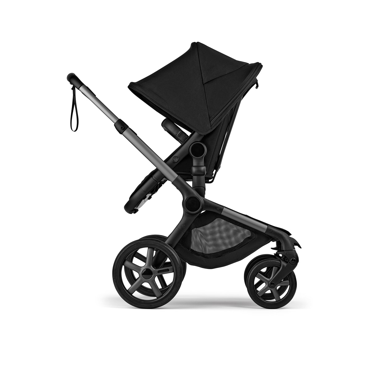 Carro de bebé Bugaboo Fox 5 Renew con chasis grafito Negro-2