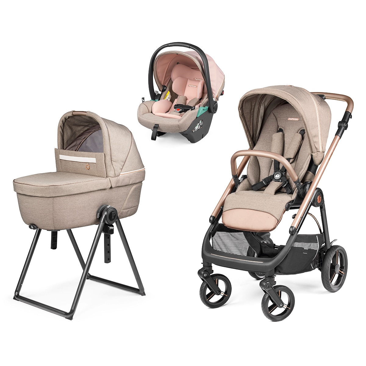 Carrinho de passeio 3 peças Peg-Perégo Veloce Mon Amour Lounge 1