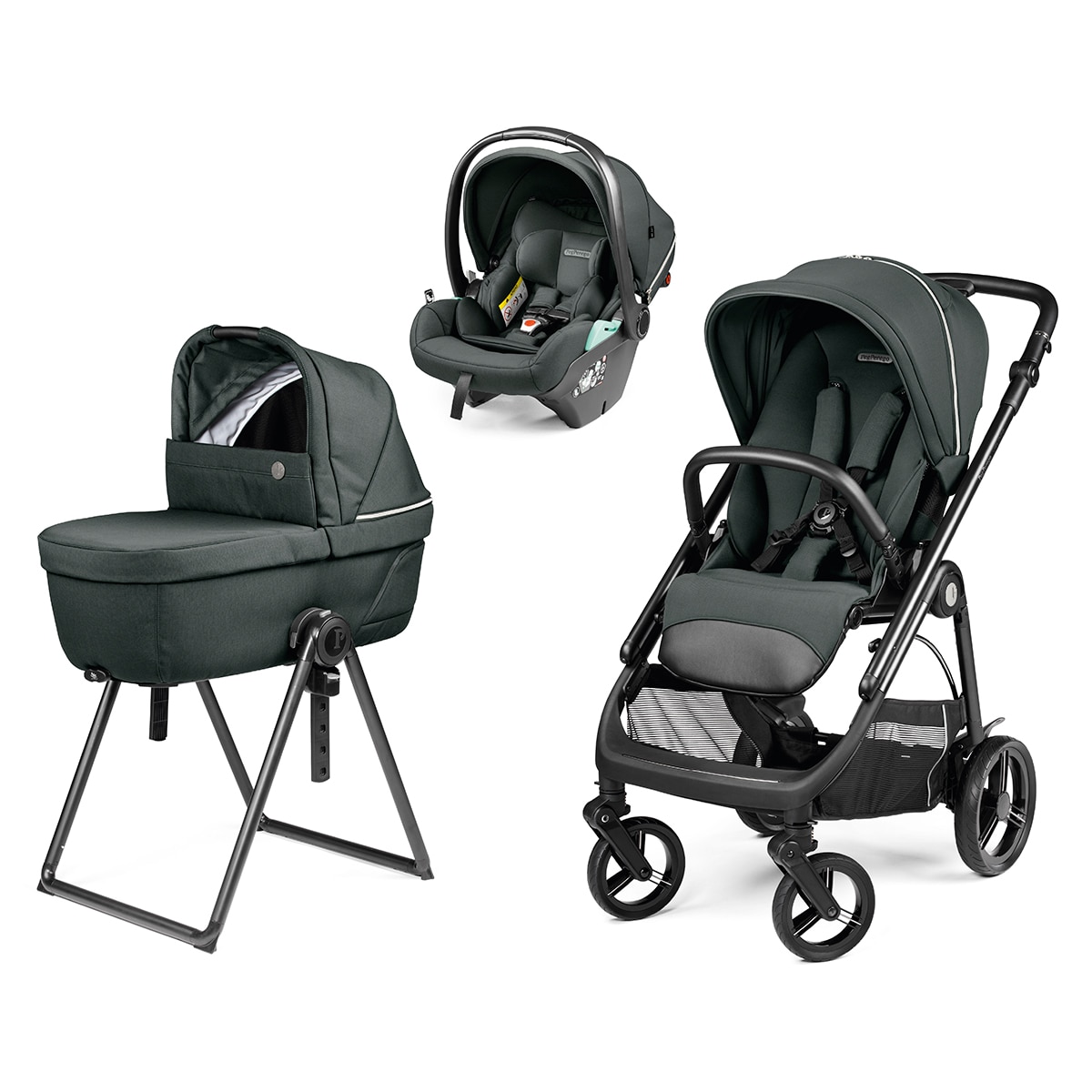 Carrinho de passeio 3 peças Peg-Perégo Veloce Metal 1