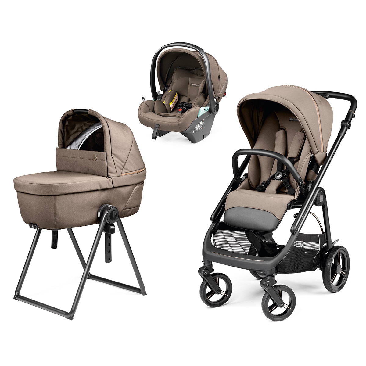 Carrinho de bebé 3 peças Peg-Perégo Veloce Pine Bark Lounge 1