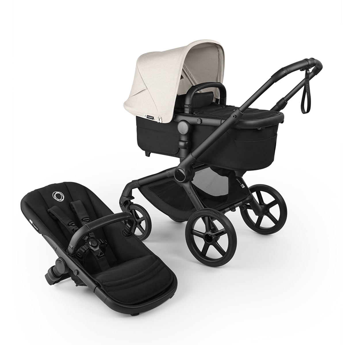 Pack indispensável - verão branco com colchão Bugaboo Fox 5 Renew branco Branco-2